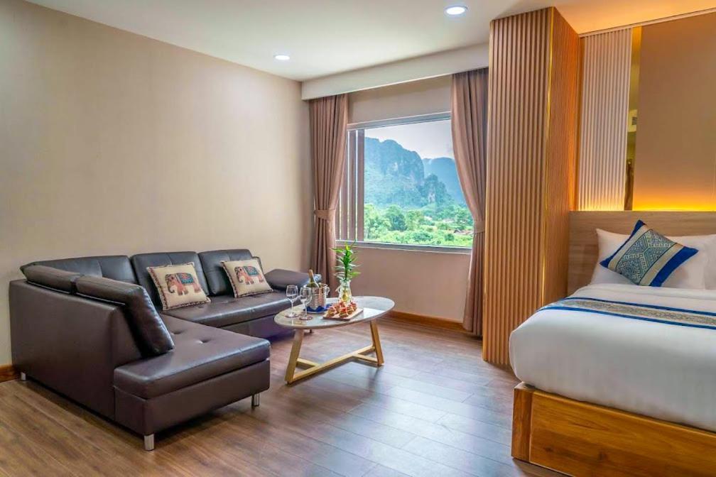 S Vangvieng Boutique Hotel Vang Vieng Eksteriør bilde