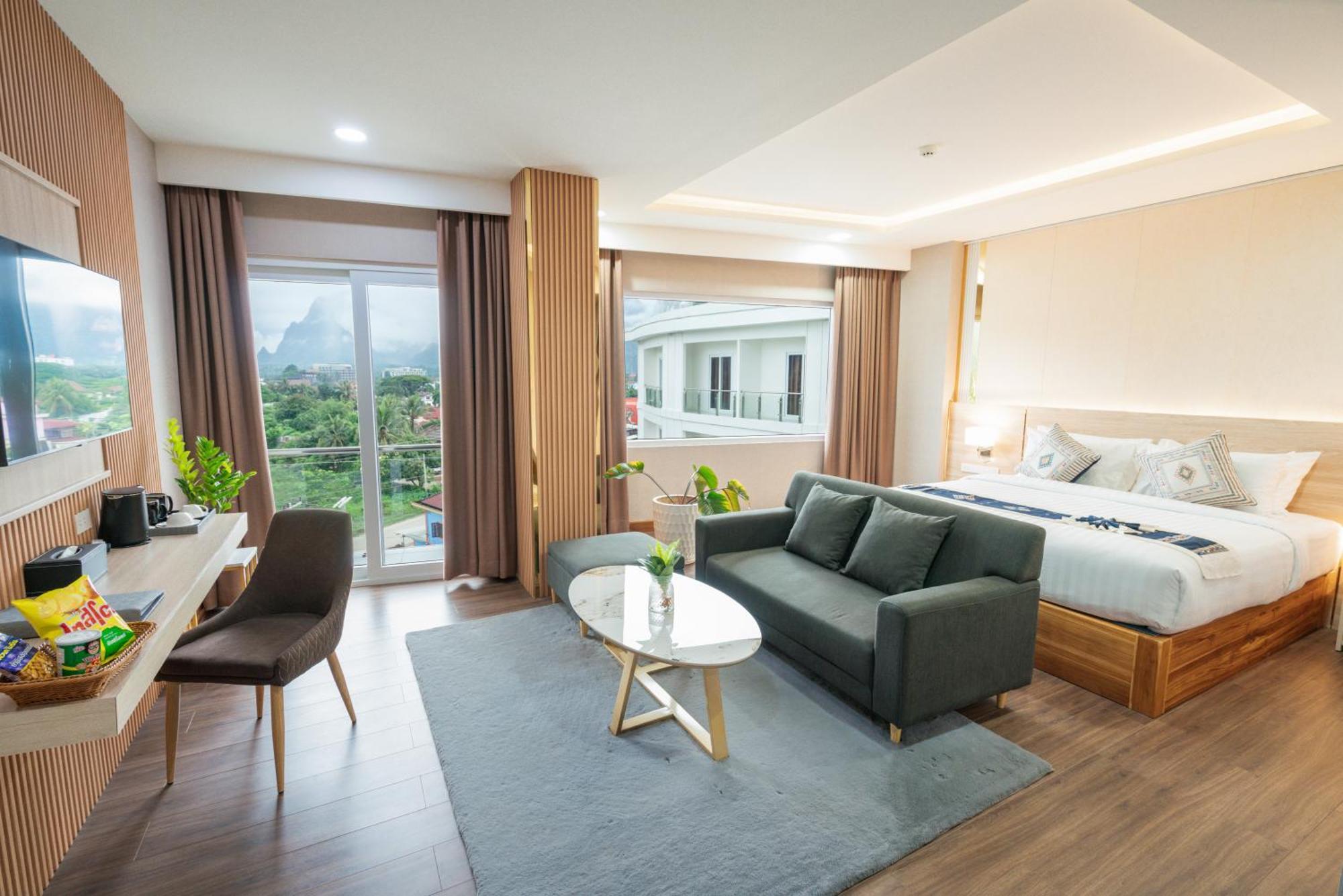 S Vangvieng Boutique Hotel Vang Vieng Eksteriør bilde